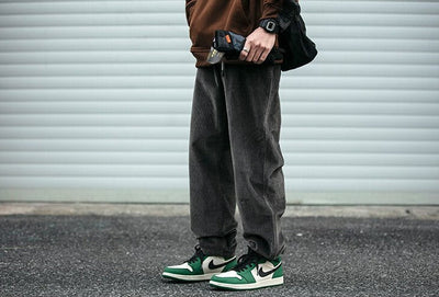 Straight Leg Corduroy Trousers