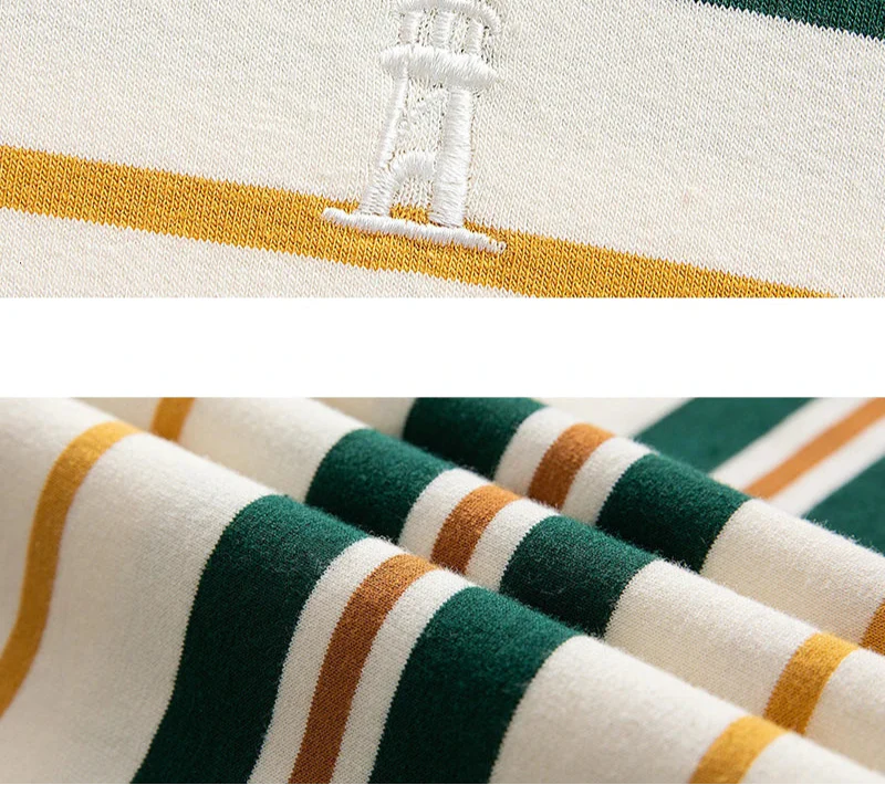 Stripe Long Sleeve Skater T-Shirt