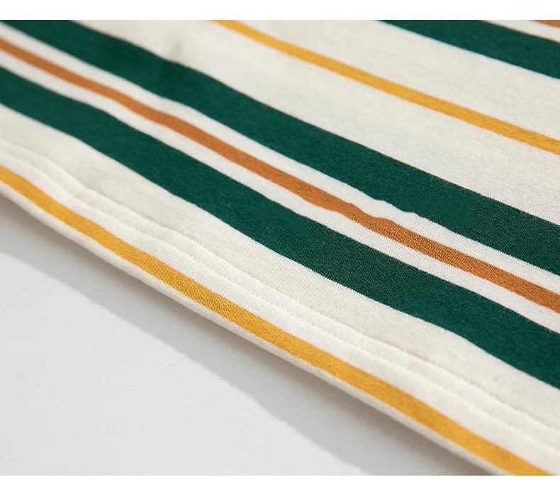 Stripe Long Sleeve Skater T-Shirt