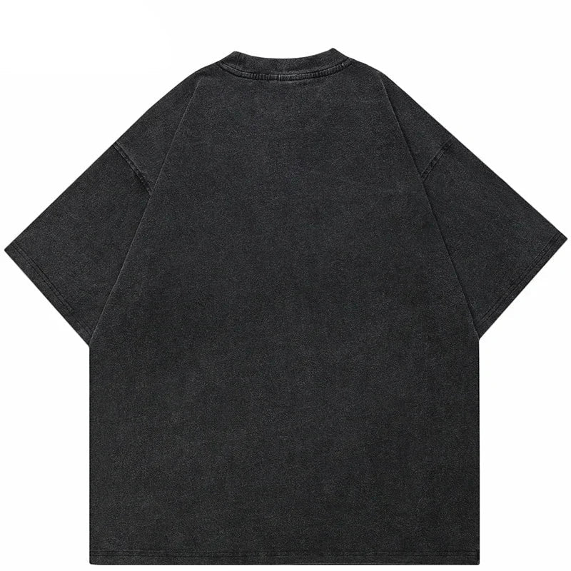 'Stuck Here' Acid Washed T-Shirt