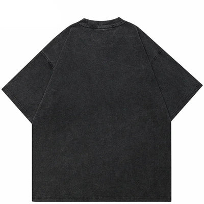 'Stuck Here' Acid Washed T-Shirt