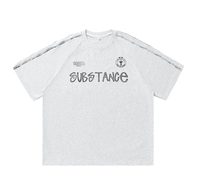 'Substance' Graphic Drop Shoulder T-Shirt