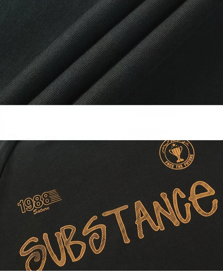 'Substance' Graphic Drop Shoulder T-Shirt