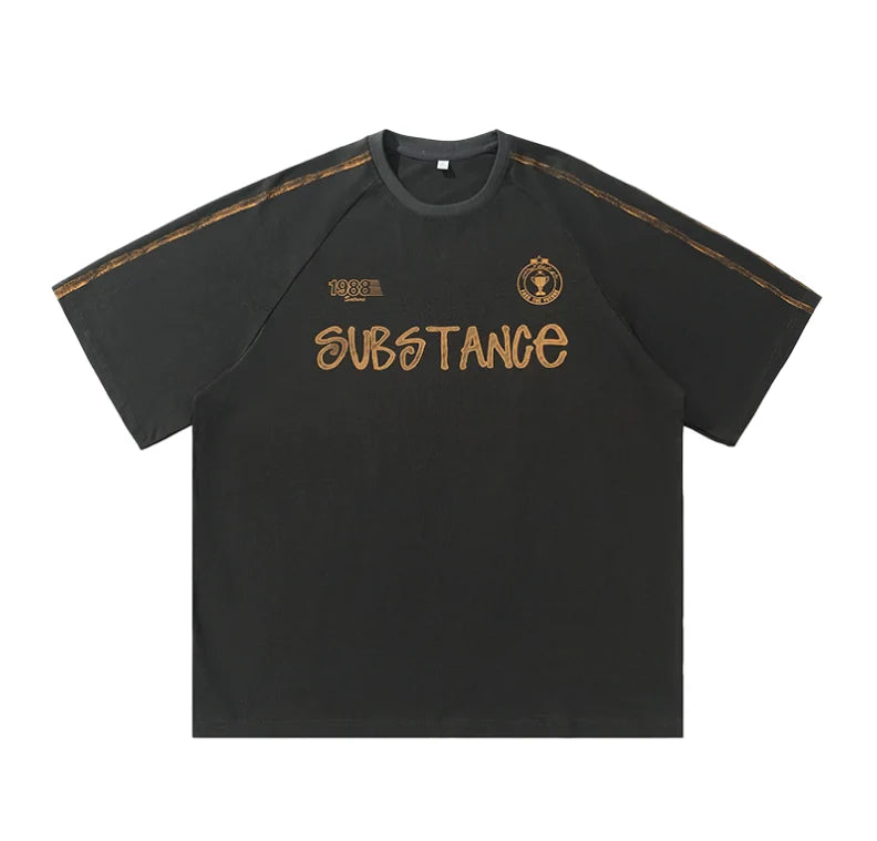 'Substance' Graphic Drop Shoulder T-Shirt