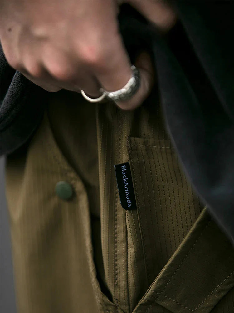 Textured Utility Cargo Shorts