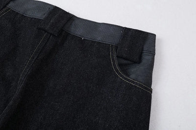 Tribal Blade Embroidered Baggy Jean