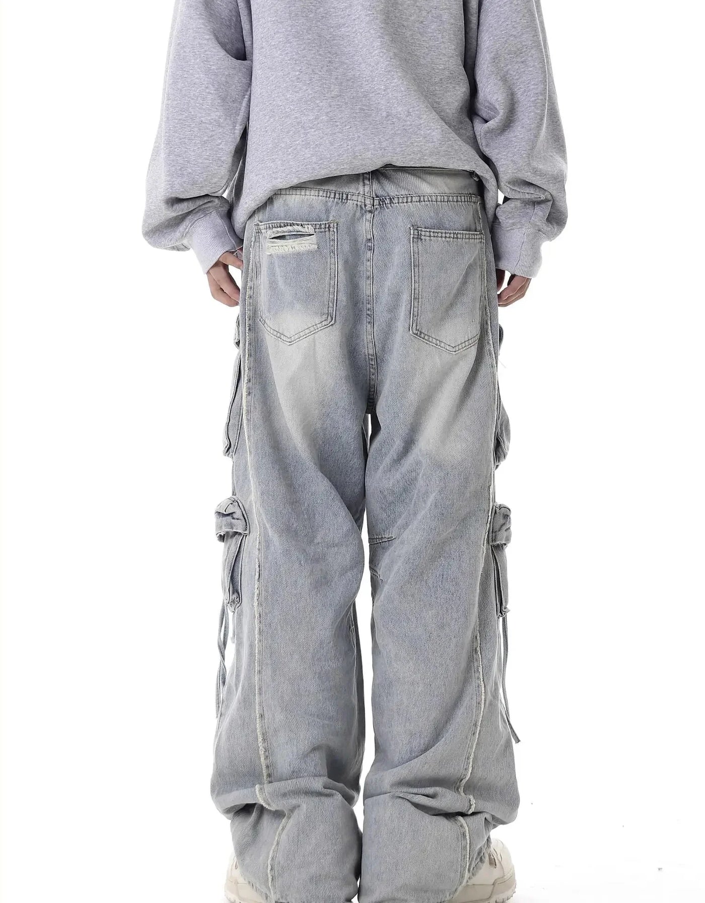 Ultimate Destroyed Baggy Cargo Jeans
