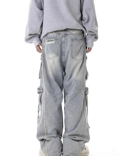 Ultimate Destroyed Baggy Cargo Jeans
