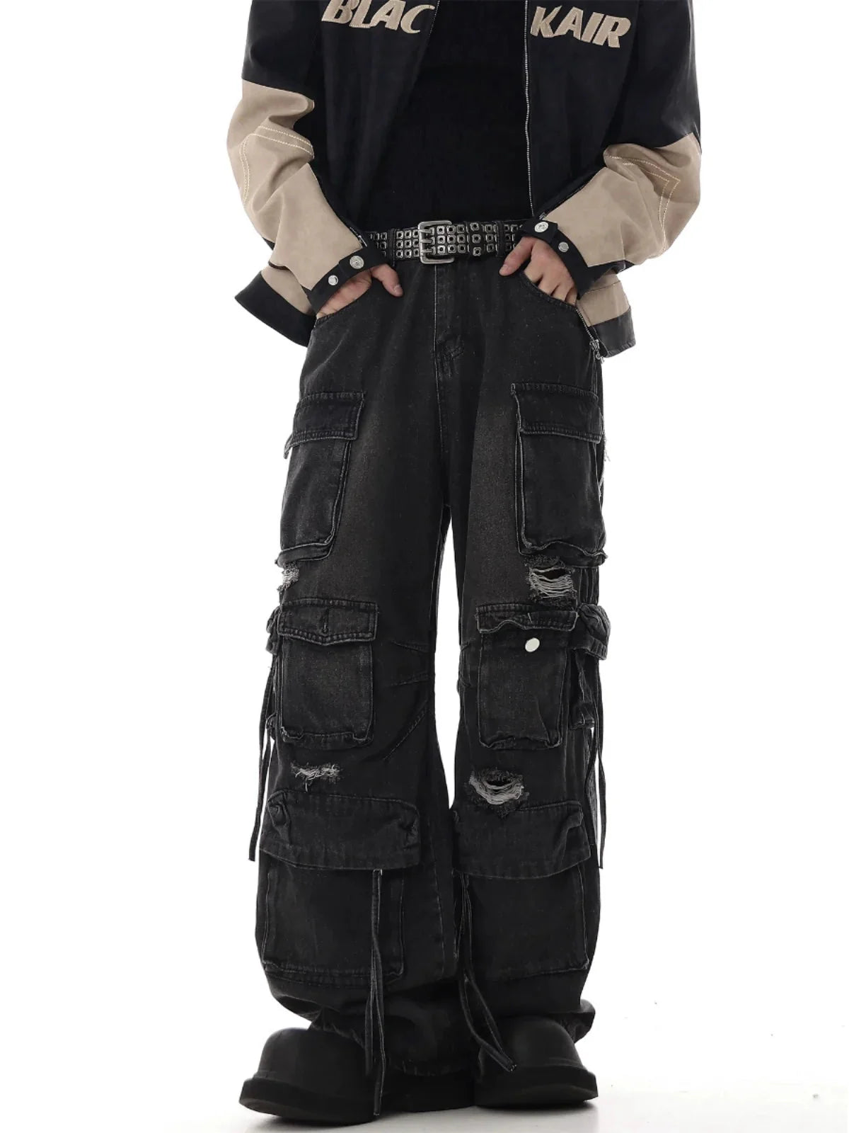 Ultimate Destroyed Baggy Cargo Jeans