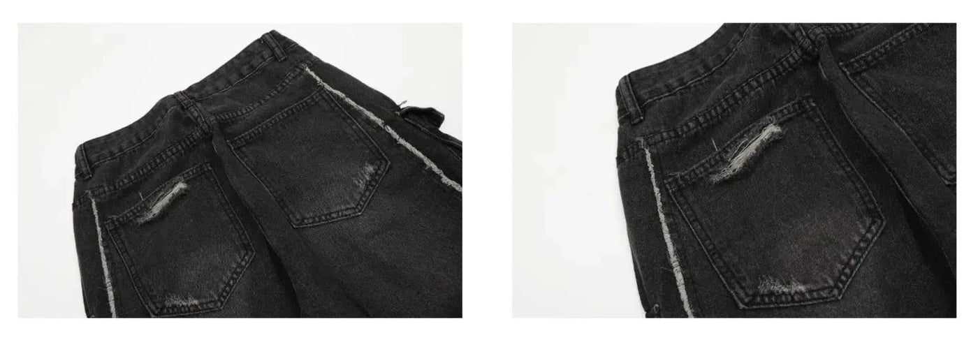 Ultimate Destroyed Baggy Cargo Jeans