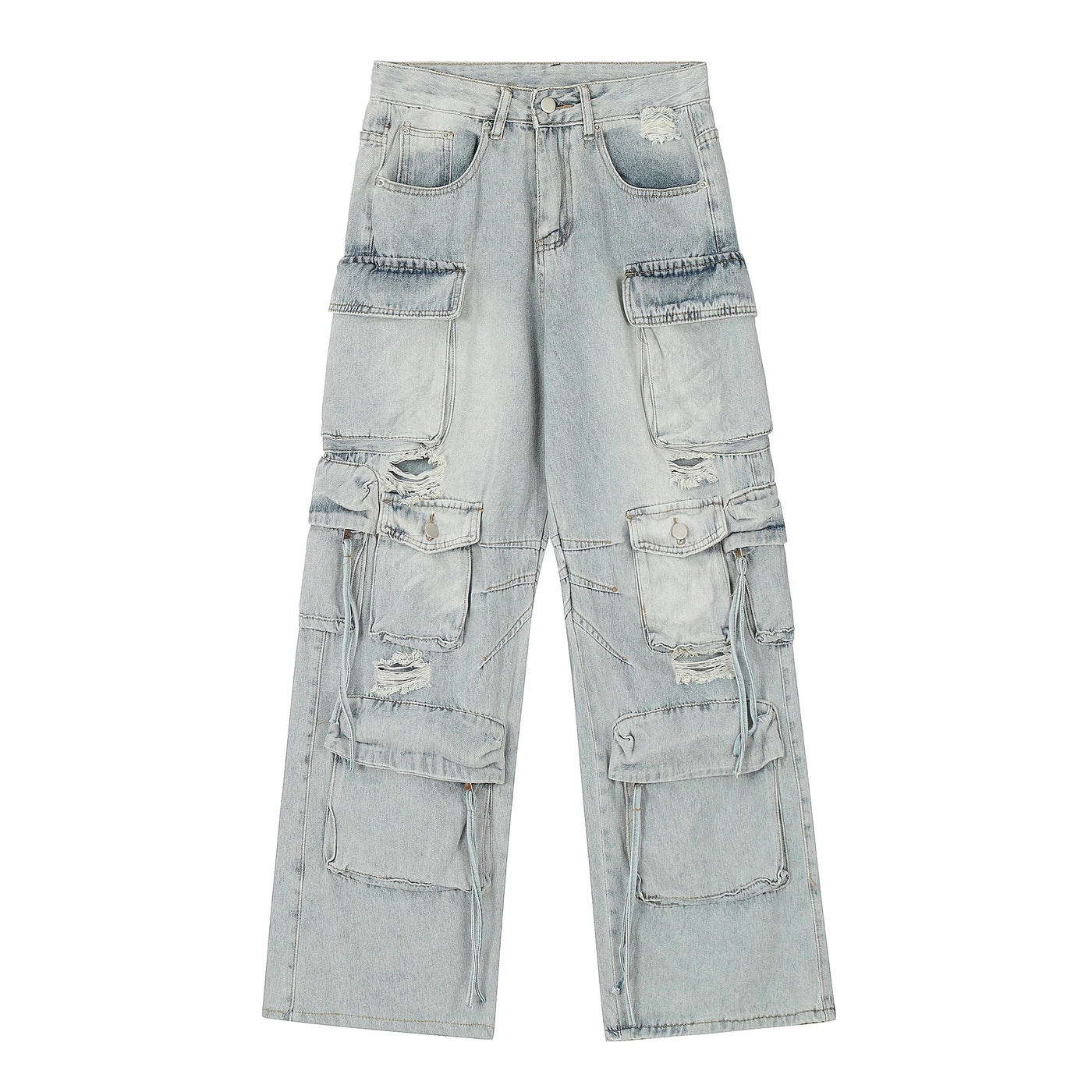 Ultimate Destroyed Baggy Cargo Jeans