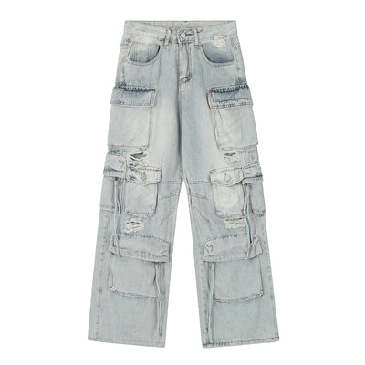 Ultimate Destroyed Baggy Cargo Jeans