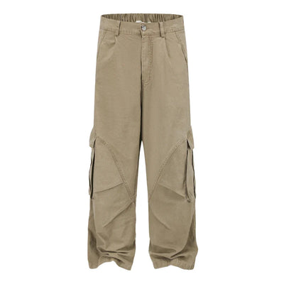Ultra Baggy Washed Canvas Cargo Pants