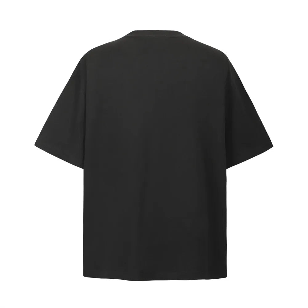 VANCARHELL 'Create Your Life' Embroidered Loose Thread T-Shirt