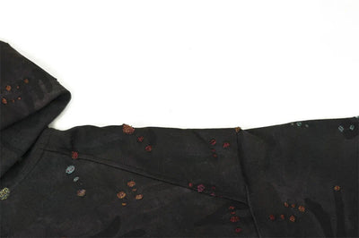 VANCARHELL Gradient Loopback Camo Zip-up Hoodie