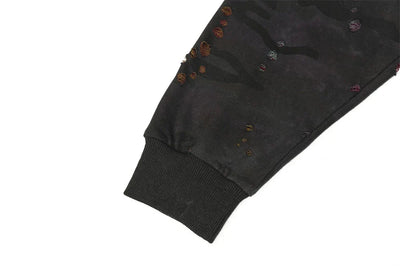 VANCARHELL Gradient Loopback Camo Zip-up Hoodie