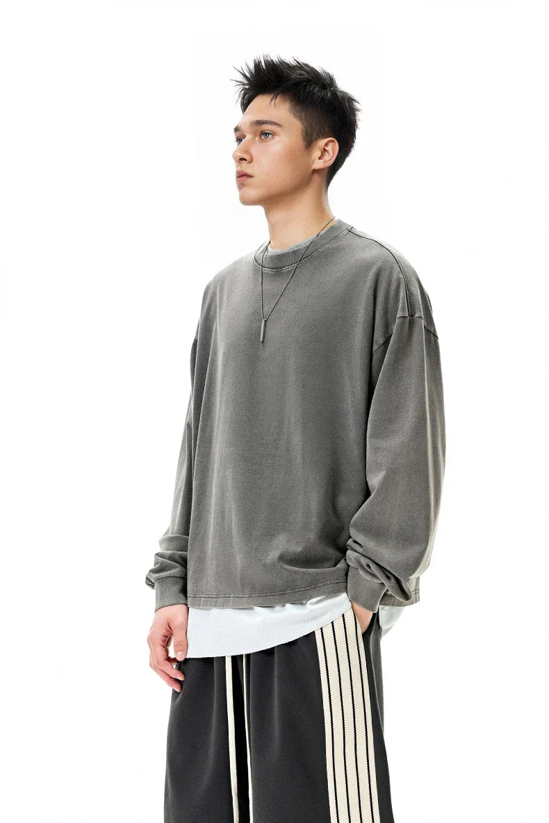 Vintage Wash Boxy Long Sleeve T-Shirt