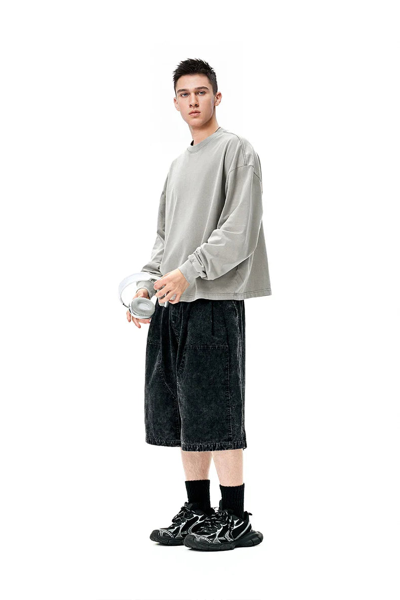 Vintage Wash Boxy Long Sleeve T-Shirt