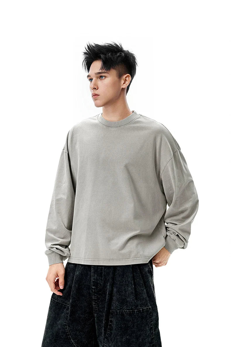 Vintage Wash Boxy Long Sleeve T-Shirt