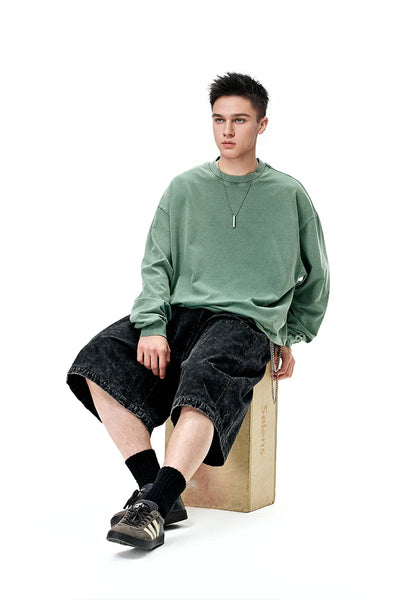 Vintage Wash Boxy Long Sleeve T-Shirt