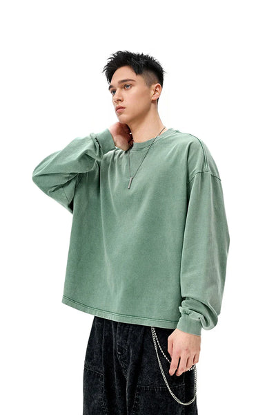 Vintage Wash Boxy Long Sleeve T-Shirt