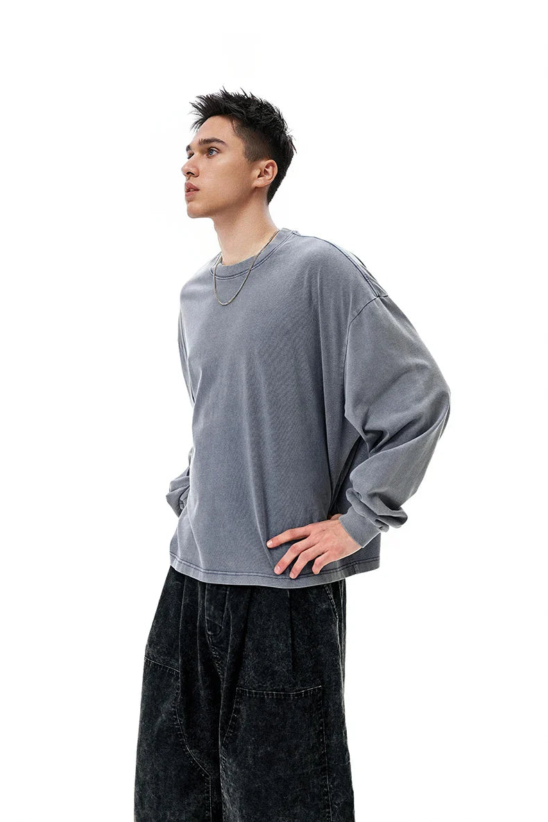 Vintage Wash Boxy Long Sleeve T-Shirt