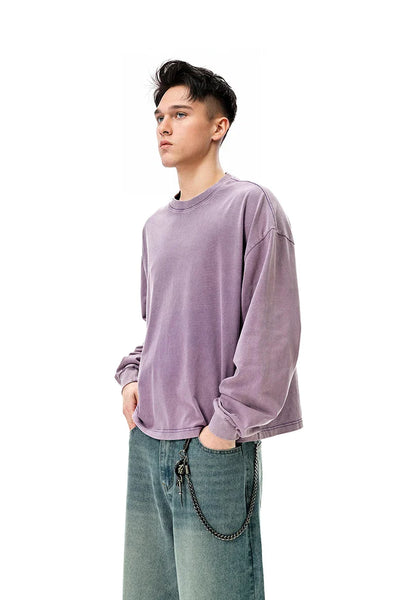 Vintage Wash Boxy Long Sleeve T-Shirt