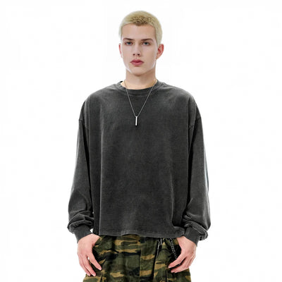 Vintage Wash Boxy Long Sleeve T-Shirt