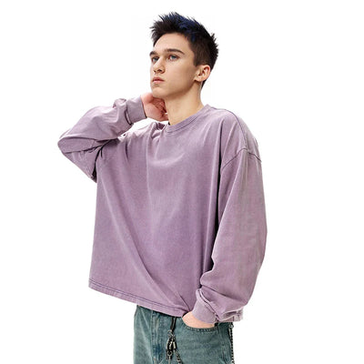 Vintage Wash Boxy Long Sleeve T-Shirt