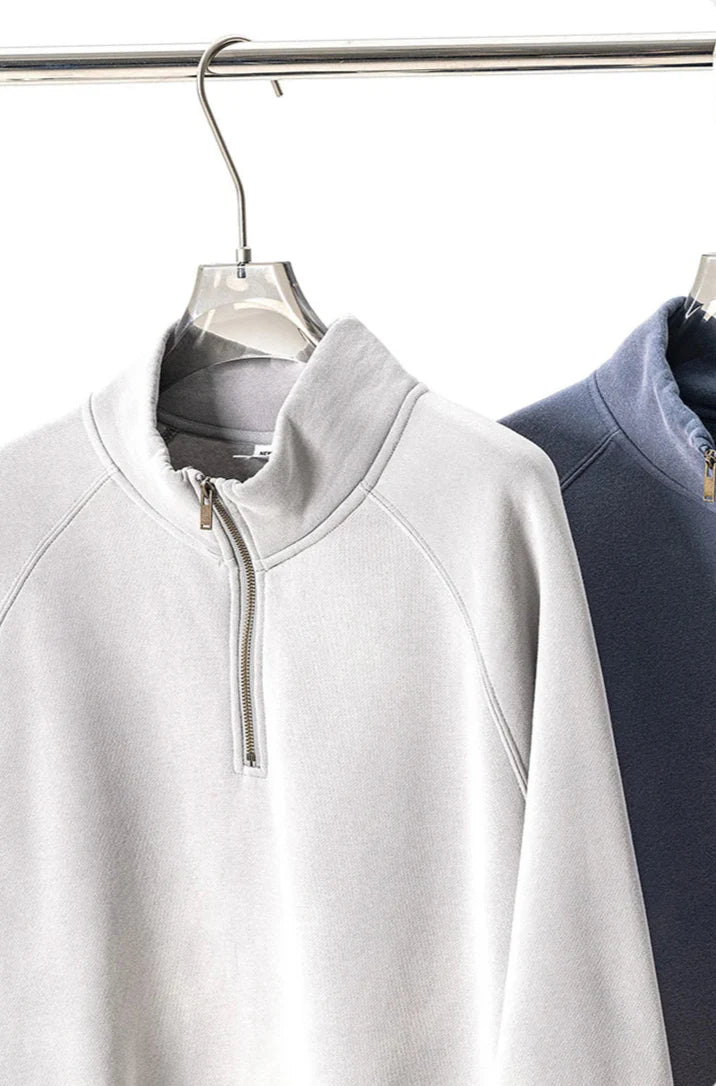 Vintage Wash1/4 Zip Sweatshirt