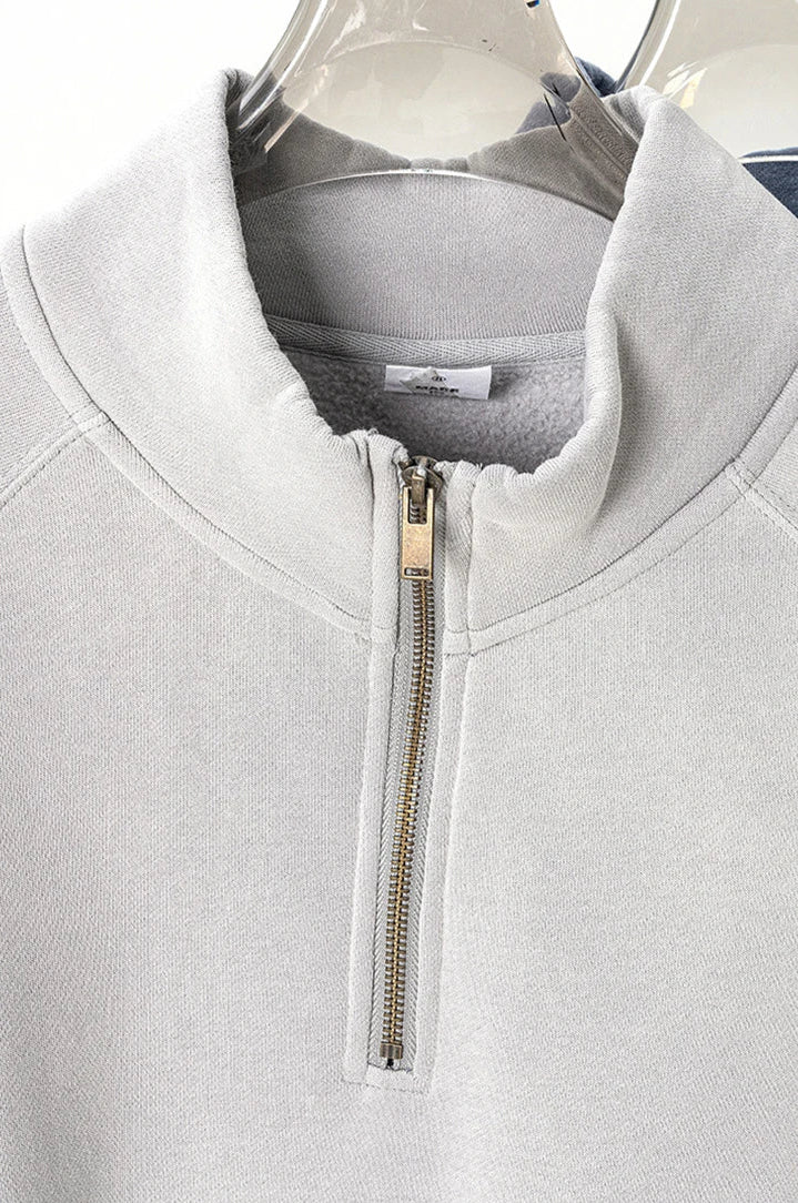 Vintage Wash1/4 Zip Sweatshirt