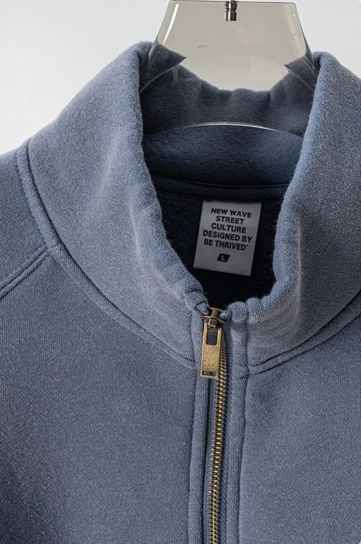 Vintage Wash1/4 Zip Sweatshirt