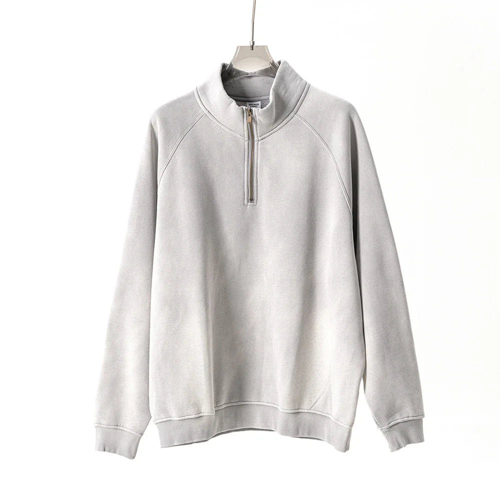 Vintage Wash1/4 Zip Sweatshirt