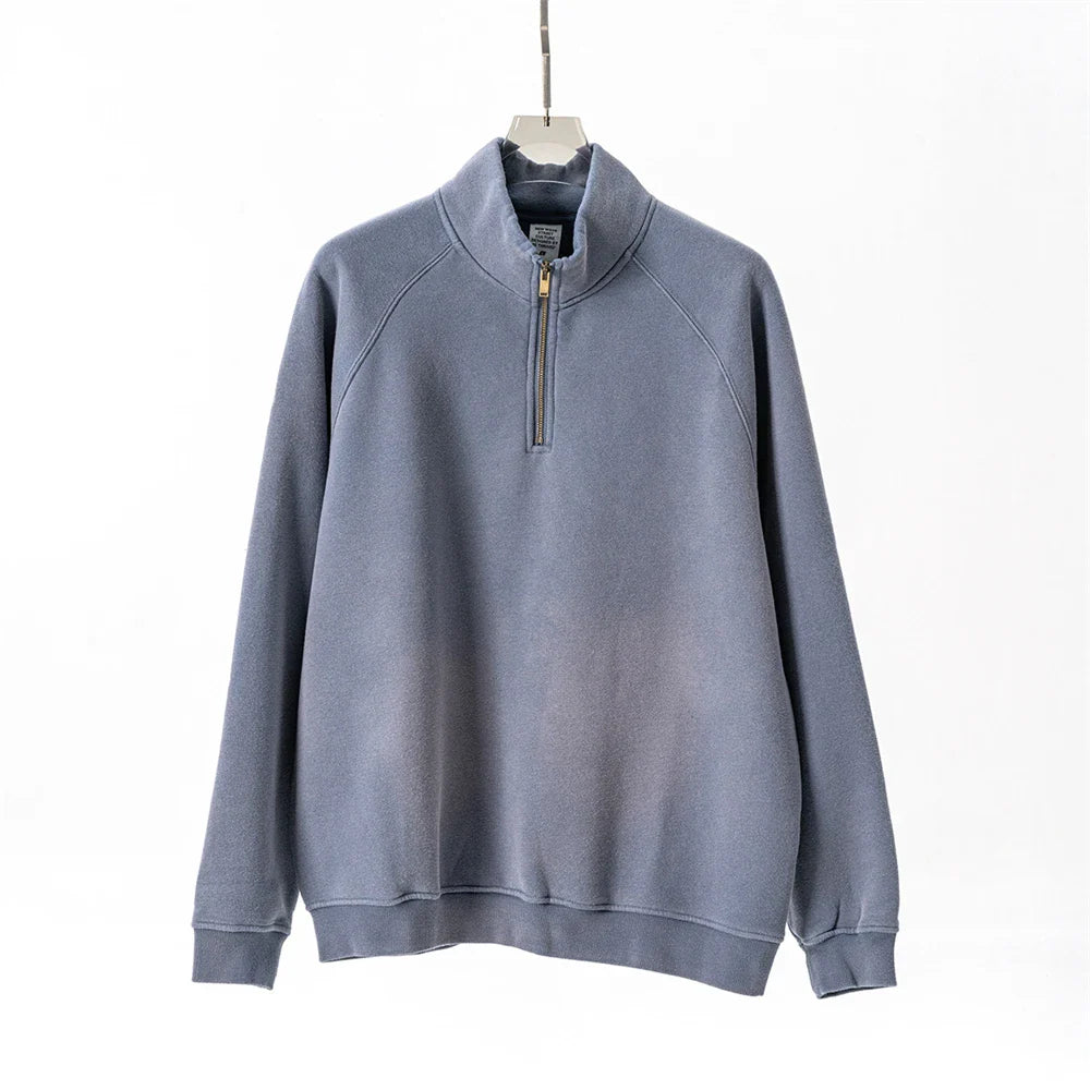 Vintage Wash1/4 Zip Sweatshirt