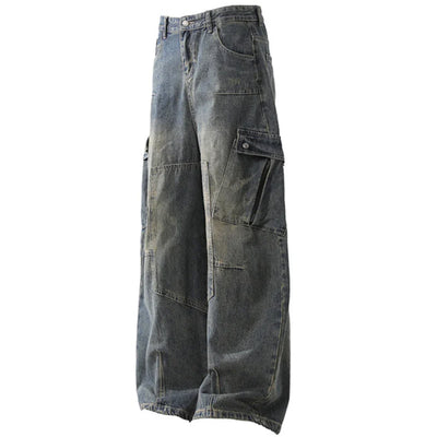 Warped Denim Cargo Jeans