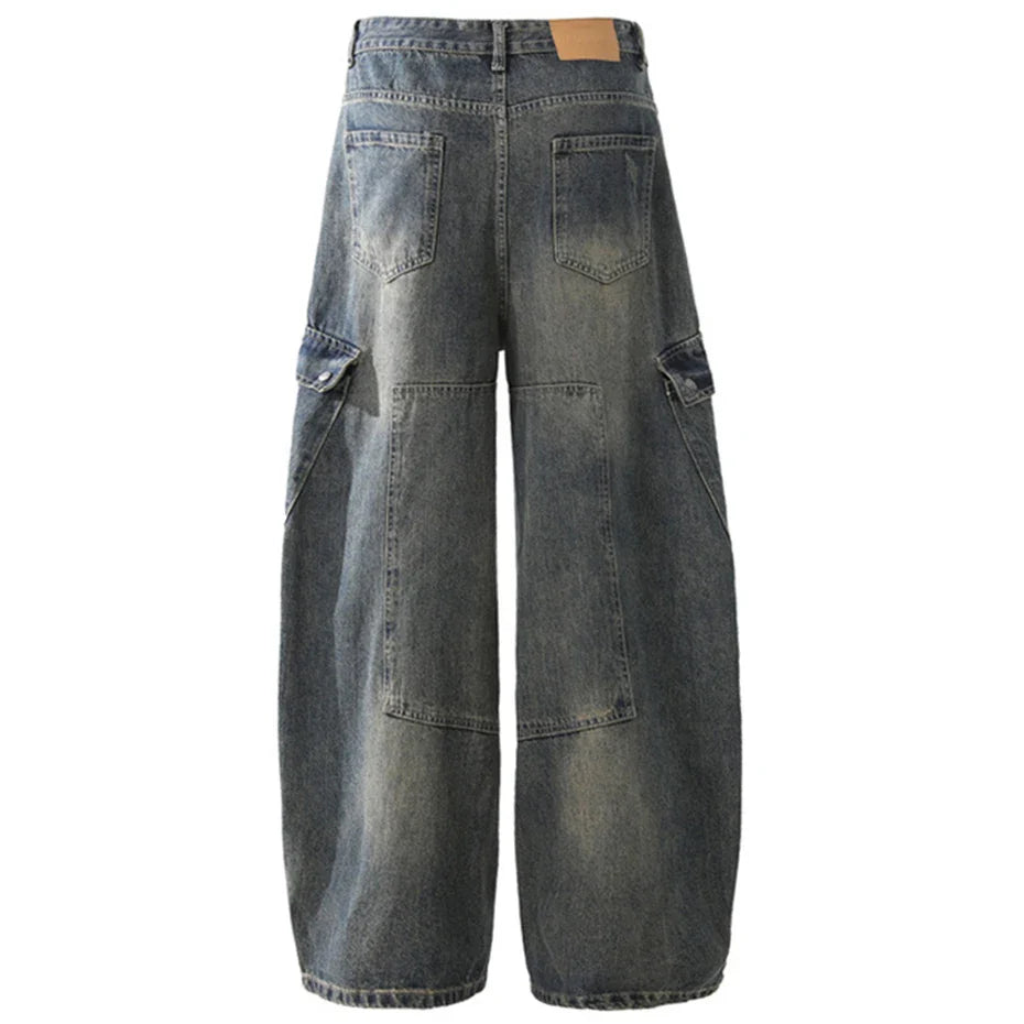 Warped Denim Cargo Jeans