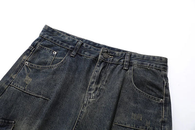 Warped Denim Cargo Jeans