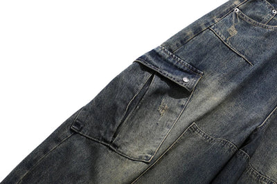 Warped Denim Cargo Jeans
