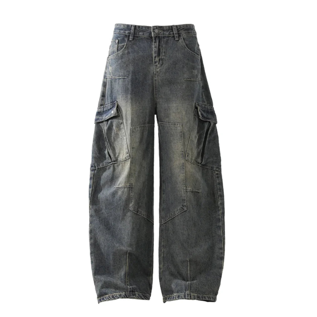 Warped Denim Cargo Jeans