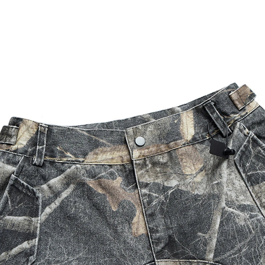 Woodland Camo Cargo Jorts