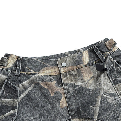 Woodland Camo Cargo Jorts