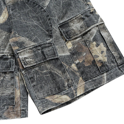 Woodland Camo Cargo Jorts