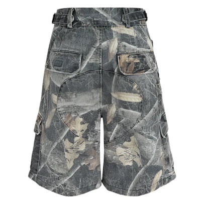 Woodland Camo Cargo Jorts