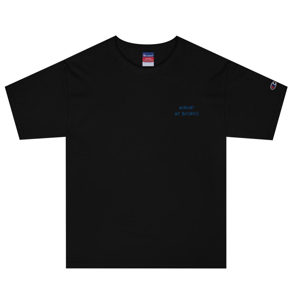 AFFICIAL x CHAMPION 'Mindin' my Business' Embroidered T-Shirt