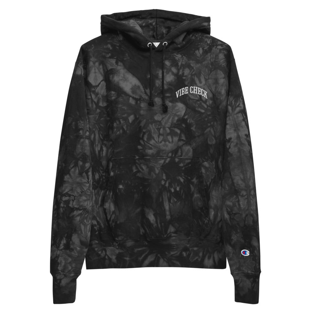 AFFICIAL x CHAMPION 'Vibe Check' Unisex tie-dye hoodie