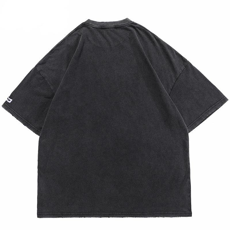 BLACK AIR 'Destruction' Washed Cotton Oversize T-Shirt