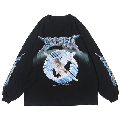 'Made Extreme' Metal Graphic Long Sleeve T-Shirt