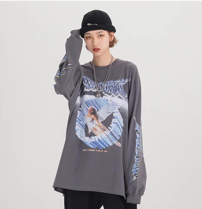 'Made Extreme' Metal Graphic Long Sleeve T-Shirt