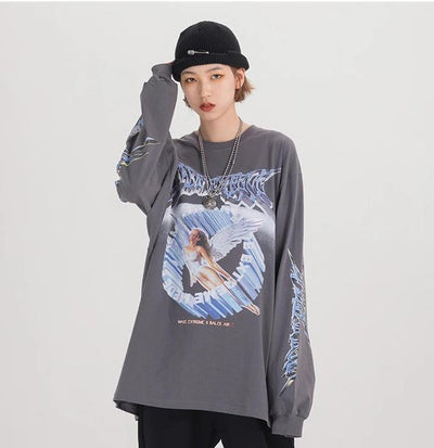 'Made Extreme' Metal Graphic Long Sleeve T-Shirt
