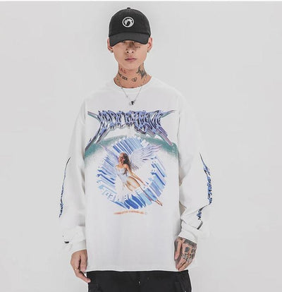 'Made Extreme' Metal Graphic Long Sleeve T-Shirt